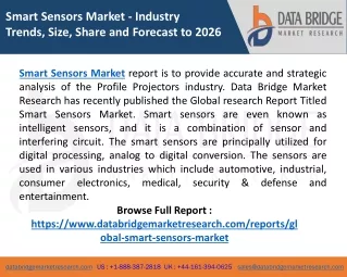 smart sensors market industry trends size share