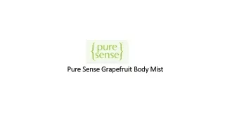 Pure Sense Grapefruit Body Mist