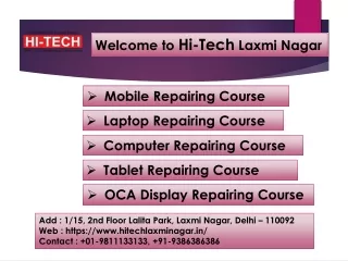 Latest Technology Mobile Repairing Course in Delhi