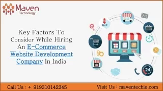 Key Factors to Consider While Hiring an E-Commerce Website Development Company