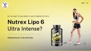 Do you want to lose weight & shed stubborn fats with Nutrex Lipo 6 Ultra Intense