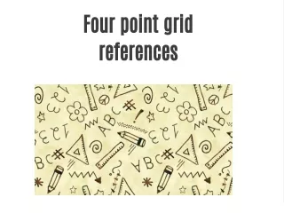 Four point grid references
