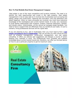 How To Find Reliable Real Estate Management Company-converted