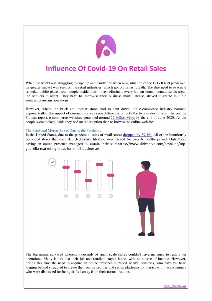 influence of covid 19 on retail sales when