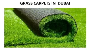 grass carpets in dubai