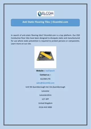 anti static flooring tiles elcomltd com