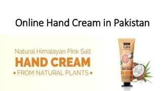 Online Hand Cream in Pakistan