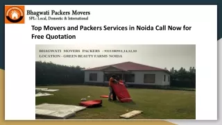 Top Movers and Packers Services in Noida Call Now for Free Quotation