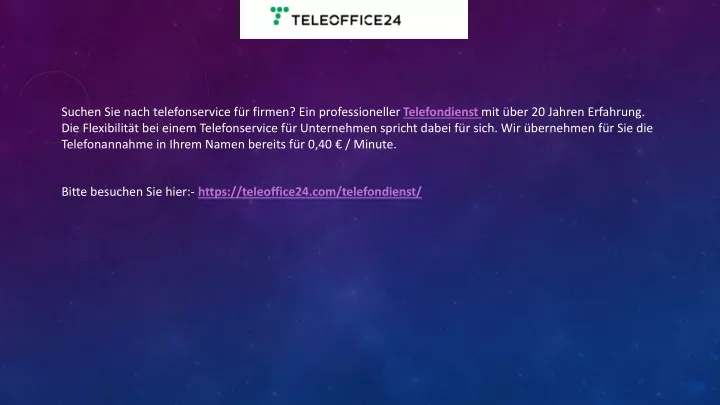 suchen sie nach telefonservice f r firmen