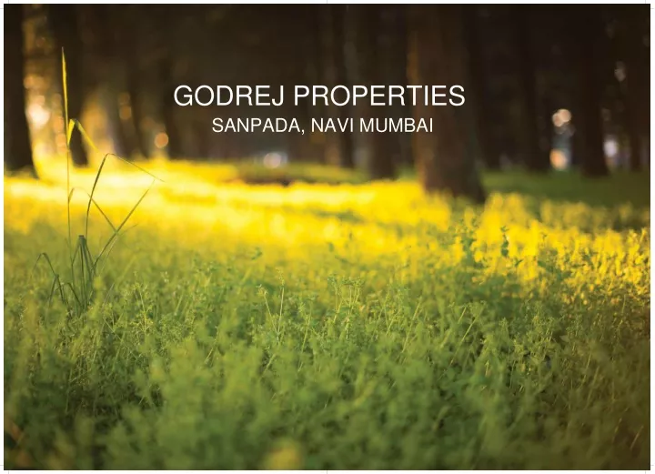 godrej properties sanpada navi mumbai