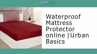 Buy Waterproof Mattress Protector online