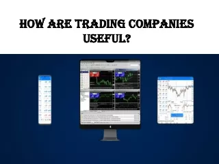 How are trading companies useful