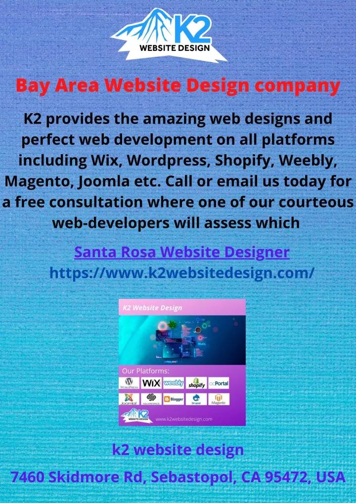 bay area website design company