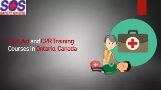 First Aid and CPR Training Course in Ontario, Canada