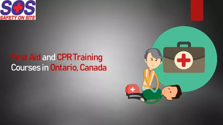 first aid and cpr training courses in ontario canada