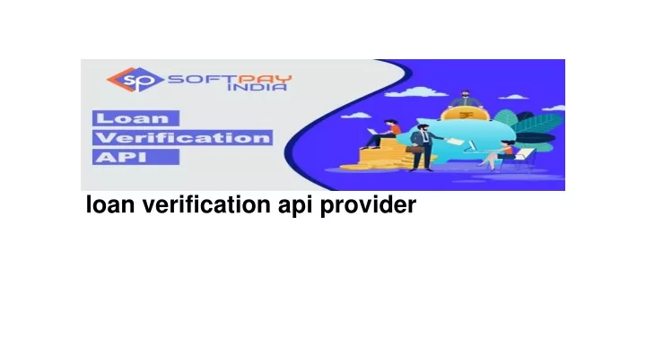 loan verification api provider