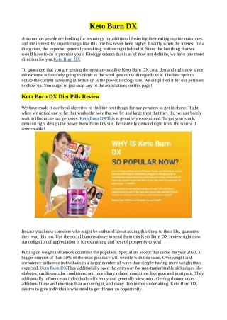 Is Keto Burn DX certifiable or not?