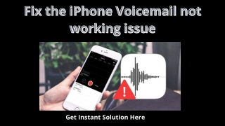 fix the iphone voicemail not fix the iphone