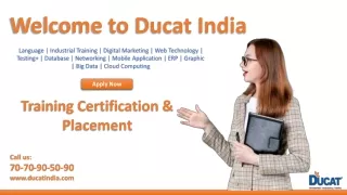 welcome to ducat india