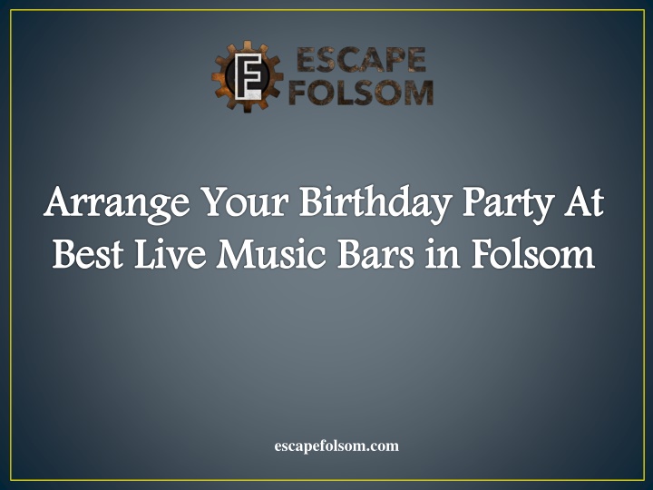 arrange your birthday party at best live music