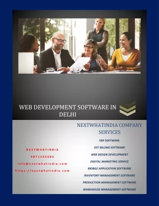 Web Development Software in Delhi