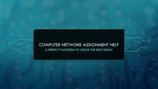 Best Computer Network Assignment Help Service