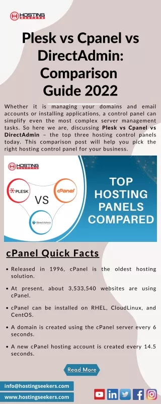 plesk vs cpanel vs directadmin comparison guide