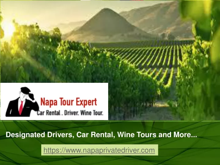 designated drivers car rental wine tours and more