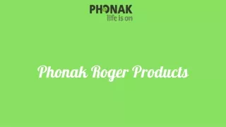 phonak roger products