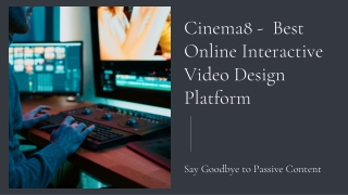 cinema8 best online interactive video design