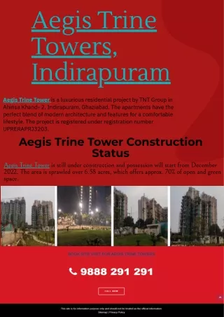 aegis trine towers indirapuram