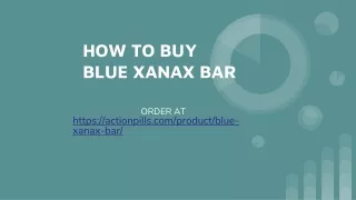 how to buy blue xanax bar