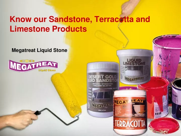 know our sandstone terracotta and limestone
