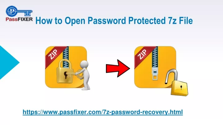 how to open password protected 7z file