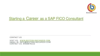 SAP FICO Overview PPT | Best SAP FICO Online Training | SAP Fico Classes
