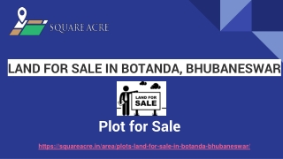 land for sale in botanda bhubaneswar