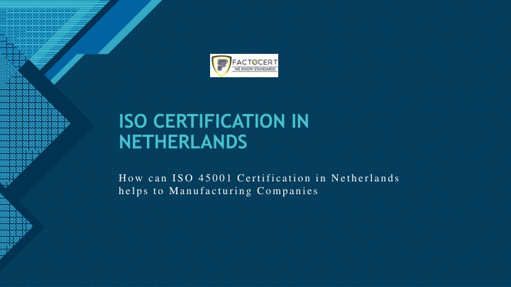 iso certification in netherlands