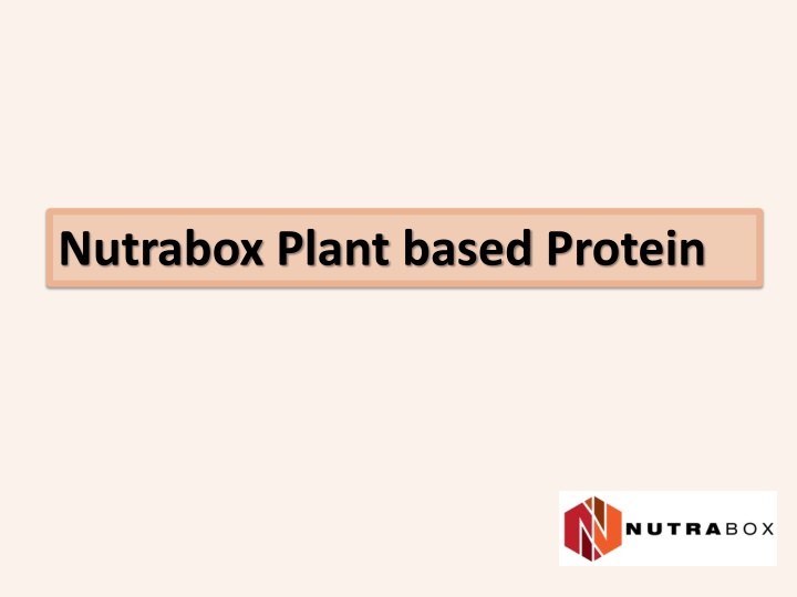 nutrabox plant based protein