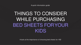 Things to Consider Before Buying Bed Sheets for Kids