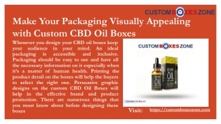 make your packaging visually appealing with