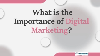 what is the importance of digital marketing