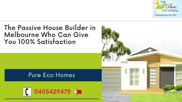 the passive house builder in melbourne