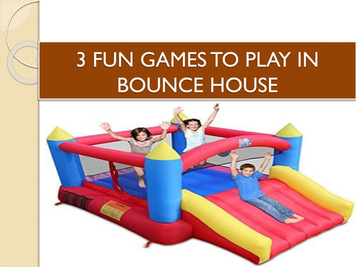 3 fun games to play in bounce house