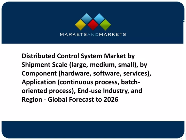 distributed control system market by shipment