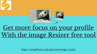 Get more focus on your profile With the image Resizer free tool