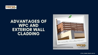 Advantages of WPC and exterior wall cladding