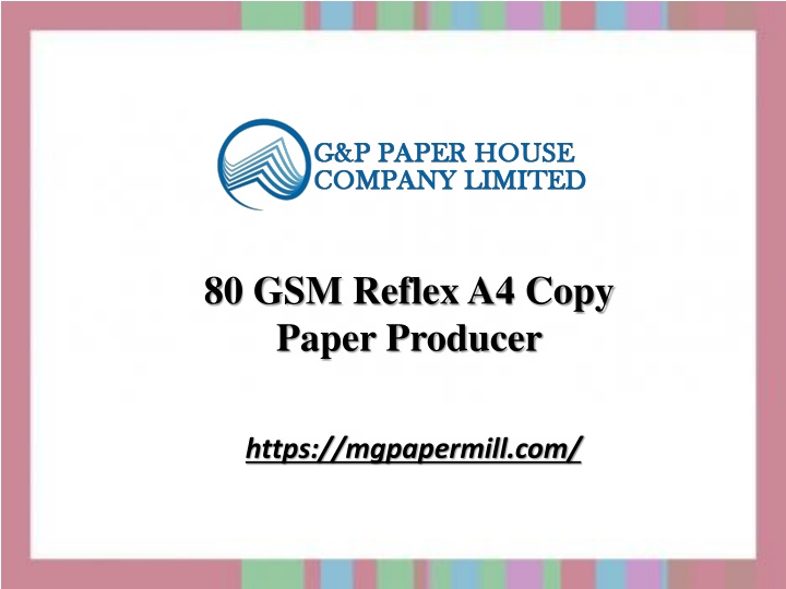 80 gsm reflex a4 copy paper producer