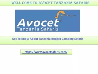 Get To Know About Tanzania Budget Camping Safaris