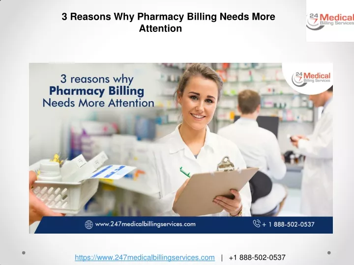 3 reasons why pharmacy billing needs more