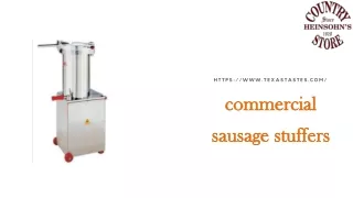 Make the best Sausage in our Electric sausage stuffers at home